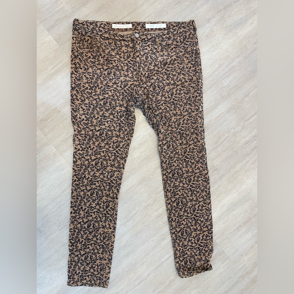 Anthropologie Pilcro and the Letterpress Serif Mid Rise Legging Cords